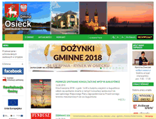Tablet Screenshot of osieck.pl